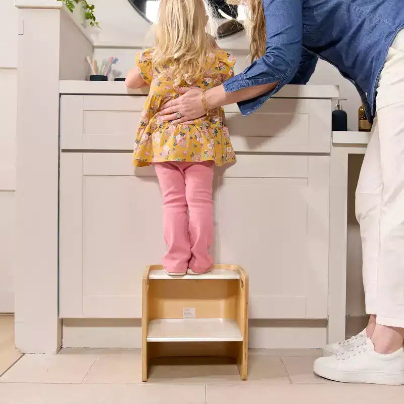 Chaise Cubique Polyvalente pour Tout-Petits Bentwood