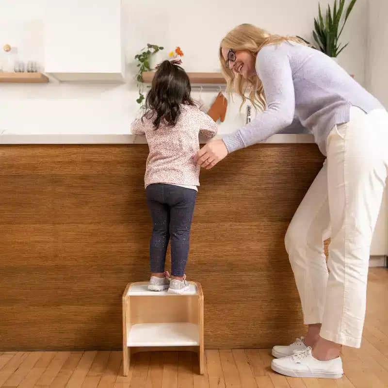 Chaise Cubique Polyvalente pour Tout-Petits Bentwood