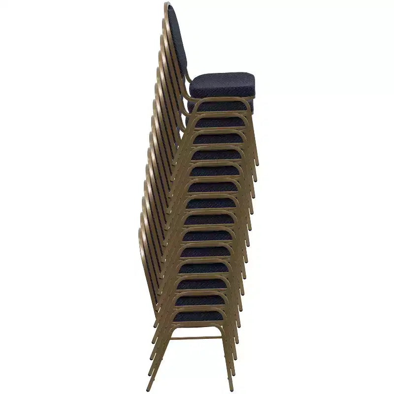 Chaises de banquet empilables à dossier en dôme