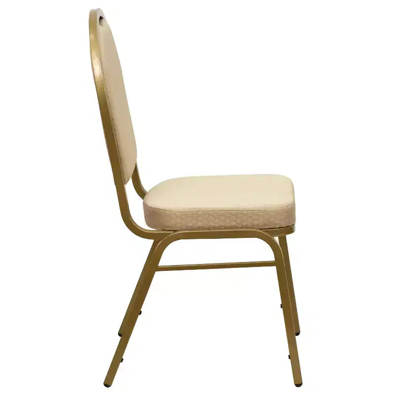 Chaises de banquet empilables à dossier en dôme