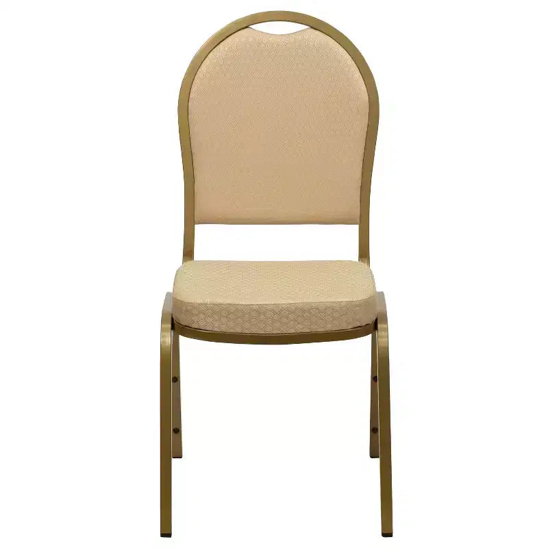 Chaises de banquet empilables à dossier en dôme